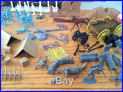 VINTAGE MARX BATTLE OF THE BLUE & GRAY PLAY SET NO. 4658 WithBOX