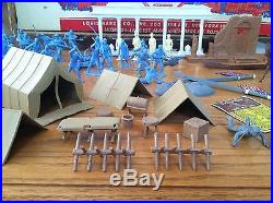 VINTAGE MARX BATTLE OF THE BLUE & GRAY PLAY SET NO. 4658 WithBOX