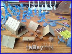 VINTAGE MARX BATTLE OF THE BLUE & GRAY PLAY SET NO. 4658 WithBOX