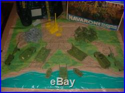 VINTAGE MARX BATTLEGROUND (BATTLE of NAVARONE) PLAYSET WithBOX 3412