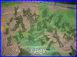 VINTAGE MARX BATTLEGROUND (BATTLE of NAVARONE) PLAYSET WithBOX 3412