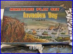 Vintage Marx Invasion Day Miniature Play Set