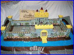 Vintage Marx Medieval Castle Play Set 4727 Box With Instructions Nice See Pic