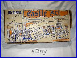 Vintage Marx Medieval Castle Play Set 4727 Box With Instructions Nice See Pic