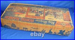 VINTAGE MARX PLAYSET ROY ROGERS RODEO RANCH WithBOX HAPPI-TIME WESTERN COWBOY FARM