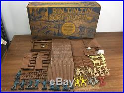 Vintage Marx Rin Tin Tin At Fort Apache Playset Parts Lot