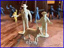 VINTAGE MARX RIN TIN TIN AT FORT APACHE PLAYSET WithBOX #3628 MINT+ NEAR COMPLETE