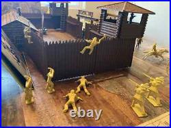 VINTAGE MARX RIN TIN TIN AT FORT APACHE PLAYSET WithBOX #3628 MINT+ NEAR COMPLETE