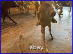 VINTAGE MARX RIN TIN TIN AT FORT APACHE PLAYSET WithBOX #3628 MINT+ NEAR COMPLETE