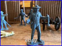 VINTAGE MARX RIN TIN TIN AT FORT APACHE PLAYSET WithBOX #3628 MINT+ NEAR COMPLETE