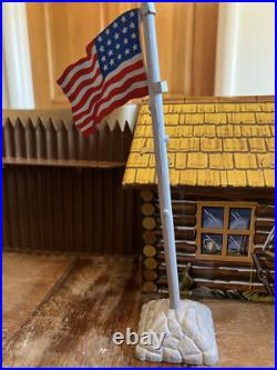 VINTAGE MARX RIN TIN TIN AT FORT APACHE PLAYSET WithBOX #3628 MINT+ NEAR COMPLETE