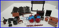 VINTAGE MARX SERIES 500 No. 3969 THE LONE RANGER RANCH SET PLAYSET WithBOX WOW