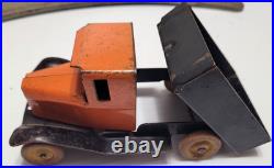 VINTAGE MARX SUNNY SIDE SERVICE STATION WithDUMP TRUCK