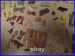 VINTAGE MARX Super Circus and Zoo figures and accessories