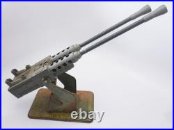 VINTAGE MARX TOY ANTI-AIRCRAFT UNIT 5 GUN 21 LONG RARE TIN TOY Antique