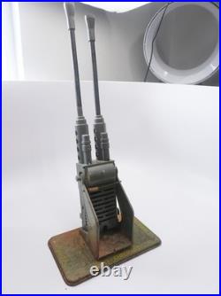 VINTAGE MARX TOY ANTI-AIRCRAFT UNIT 5 GUN 21 LONG RARE TIN TOY Antique