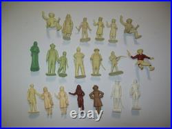 VINTAGE MARX WESTERN PLAYSET CHARACTER FIGURES Tonto, Lassie Etc