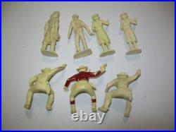 VINTAGE MARX WESTERN PLAYSET CHARACTER FIGURES Tonto, Lassie Etc