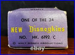 VINTAGE Marx 2nd Series DISNEYKINS Display Box WENDY Box is Vg/Ex