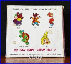 VINTAGE Marx 2nd Series DISNEYKINS TV Scene Chip & Dale Box is ExMt