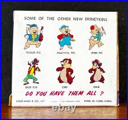 VINTAGE Marx 2nd Series DISNEYKINS TV Scene Willie Whale Box is Ex