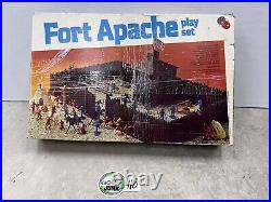 VINTAGE Marx Fort Apache in Original Box Incomplete