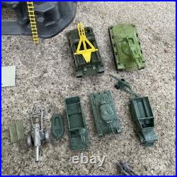 VINTAGE Marx Guns of Navarone Playset Tons of Extras, trucks, 35 Marx soldiers