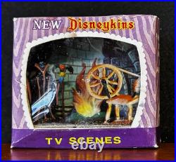VINTAGE Marx RARE 2nd Series DISNEYKINS TV Scene Maleficent Ex/Mt