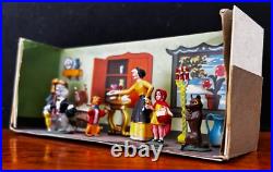 VINTAGE Marx RARE FAIRYKINS Play Set LITTLE RED RIDING HOOD box missing