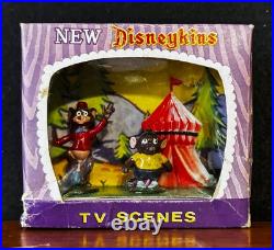VINTAGE Marx Second Series DISNEYKINS TV Scene Dumbo Circus Box is Ex
