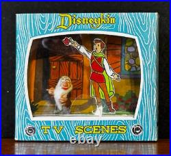 VINTAGE Marx-VERY RARE 1ST Series DISNEYKINS TV Scene SNOW WHITE Box NM