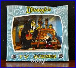 VINTAGE Marx-VERY RARE 1ST Series DISNEYKINS TV Scene SNOW WHITE Box Vg/Ex