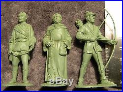 Vintage Play Set Marx Robin Hood And The Merry Men Figures Neat