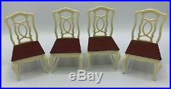 VINTAGE SINDY DINING ROOM PLAYSET TABLE CHAIRS And Accessories Marx Toys