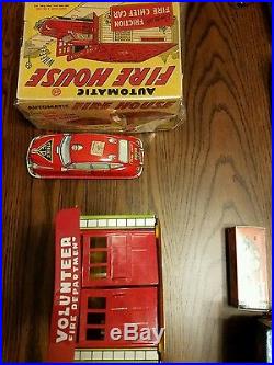 VINTAGE automatic Fire House by MARX TOYS withbox
