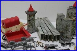 VINTAGE1960'S MARX ROBIN HOOD CASTLE SET PLAY SET 4718 and MORE