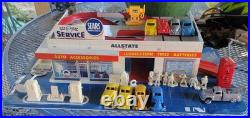 VIntage Marx Sears Allstate Service Station Tin Litho Toy