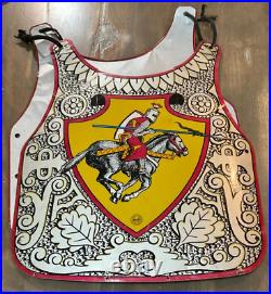 VTG 1950's MARX Medieval Knights Armour w Heraldic Shield Breastplate & Sword