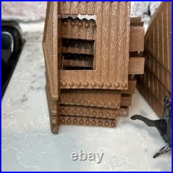 VTG 1950's Marx Fort Apache Stockade Series 5000 #3675 Play Set + Extras