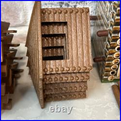 VTG 1950's Marx Fort Apache Stockade Series 5000 #3675 Play Set + Extras