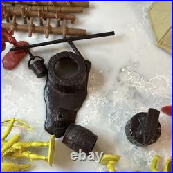 VTG 1950's Marx Fort Apache Stockade Series 5000 #3675 Play Set + Extras