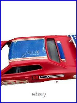 VTG 1974 Marx Toys Pit Change Dodge Charger 112 Scale Plastic Model Car Kit-Box