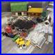 VTG 50'S Marx BAR-M-RANCH Tin Litho Log Cabin LAZY DAY FARM Set 99+ Accessories