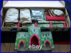 VTG MARX 1955 PRINCE VALIANT CASTLE FORT Playset #4706 (COMPLETE) with Box