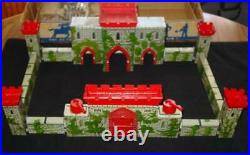 VTG MARX 1955 PRINCE VALIANT CASTLE FORT Playset #4706 (COMPLETE) with Box