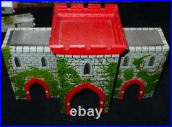 VTG MARX 1955 PRINCE VALIANT CASTLE FORT Playset #4706 (COMPLETE) with Box