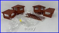 VTG MARX Fort Apache Clone Toy Street Wild West Fort and Playset, Complete IOB