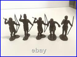 VTG Marx Daktari Playset Jungle Jim LOT of 19 Action Figures & Accesories