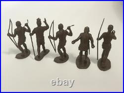 VTG Marx Daktari Playset Jungle Jim LOT of 19 Action Figures & Accesories