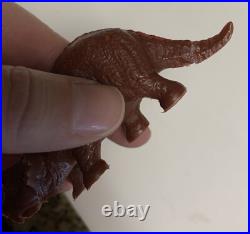 VTG Marx Figures Prehistoric Play Set Dinosaurs Cavemen 1971 AS Shown Parts